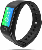 NK Smartband-02 – opaska sportowa z pomiarem tętna i snu, czarna