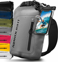 Nordlight worek wodoszczelny Dry Bag 10 l z etui na telefon, szary
