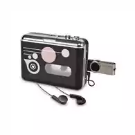 Odtwarzacz kasetowy Rybozen przenośny rejestrator kasetowy MP3 USB