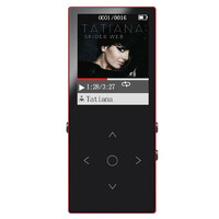 Odtwarzacz MP3 ekran dotykowy BENJIE K8 Bluetooth FM Radio Ebook APE FLAC 8GB widok z przodu