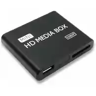 Odtwarzacz multimedialny Streaming Mini HD Media Box 1080P widok z przodu