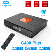 Odtwarzacz multimedialny tuner TV Box Magicsee C400 Plus widok z przodu
