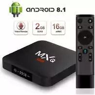 Odtwarzacz multimedialny tuner TV Box MXQ Mini Android 8.1 widok z przodu