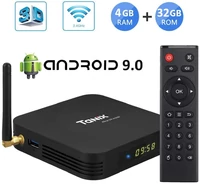 Odtwarzacz multimedialny tuner TV Box Tanix TX6 4/32GB widok z lewej strony