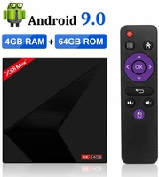 Odtwarzacz multimedialny tuner TV box Turewell V88 Max Android 9.0 4GB 64GB widok zestawu