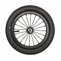 Onyx Alu 12 – aluminiowe koło rowerowe 12 cali z oponą pompowaną, czarne