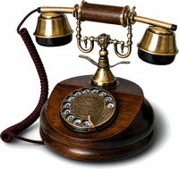 Opis 1921 Cable Model A – retro telefon stacjonarny z drewna i mosiądzu