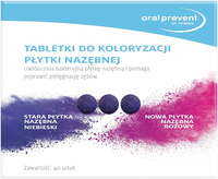 Oral-Prevent 40 szt. – tabletki odbarwiające płytkę nazębną