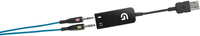 Oryginalny adapter do zestawu słuchawkowego USB Logitech G430 widok z przodu
