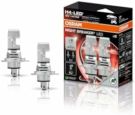 OSRAM Night Breaker LED Speed H4 450 – żarówki LED do reflektora, 6000K