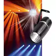 Oświetlenie lampa estradowa Pinspot Tom LED zimna ciepła do HF 6W widok z przodu