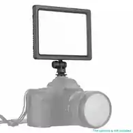 Oświetlenie LED kamery Mettle VPAD-112 12W widok z aparatem