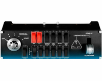 Panel sterowania Logitech G Saitek Pro Flight Switch Panel widok z przodu