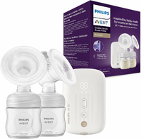 Philips Avent laktator elektryczny podwójny SCF398/31 z zestawem butelek