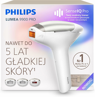 Philips Lumea 9900 Pro IPL BRC331/00 – depilator światłem, 3 nasadki, biały