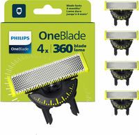Philips OneBlade 360 QP440/50 – wymienne ostrza, 4 szt.