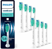 Philips Sonicare C1 ProResults HX6018/87 – końcówki do szczoteczki, białe, 8 szt.