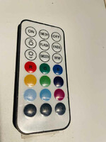 Pilot Color Remote do oświetlenia LED RGB widok z przodu.
