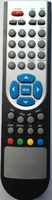 Pilot do TV telewizora Telefunken LCD1509 widok z przodu.