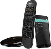 Pilot uniwersalny Logitech Harmony Companion + HUB widok z boku