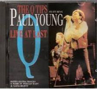 Płyta CD muzyka The Q Tips Featuring Paul Young LIVE AT LAST DE widok z przodu.