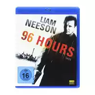 Płyta DVD film 96 Hours Taken Liam Neeson DE widok z przodu.