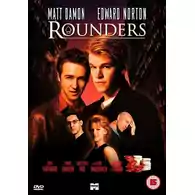 Płyta DVD film Hazardziści Rounders 1998 DE widok z przodu.