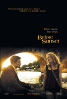 Płyta DVD film Przed zachodem słońca (Before Sunset) DE widok z przodu.