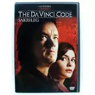Płyta DVD film The DaVinci Code Sakrileg Tom Hanks widok z przodu.