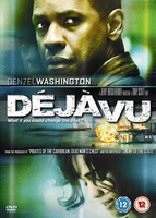 Płyta DVD film thriller Deja Vu Denzel Washington DE widok z przodu.