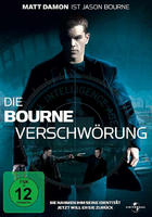 Płyta DVD film Tożsamość Bourne'a Matt Damon DE widok z przodu.