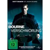 Płyta DVD film Tożsamość Bourne'a Matt Damon DE widok z przodu.