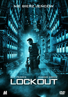 Płyta komapktowa film Lockout 2012 DVD widok z przodu.