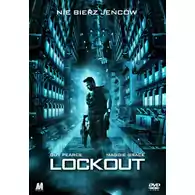 Płyta komapktowa film Lockout 2012 DVD widok z przodu.