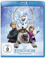 Płyta kompakotwa Die Eiskönigin Völlig unverfroren BLU RAY widok z przodu.