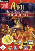 Płyta kompakotwa gra ANKH 2 Herz des Osiris Special Edition PC CD-ROM widok z przodu.