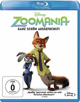 Płyta kompakotwa Zoomania Ganz schön ausgefuchst! Diseny BLU RAY widok z przodu.