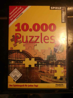 Płyta kompaktowa 10.000 Puzzles Franzis Software widok z przodu.