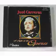 Płyta kompaktowa A night at the opera de José Carreras CD widok z przodu.