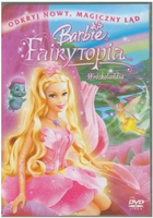 Płyta kompaktowa Barbie Fairytopia wróżkolandia DVD widok z przodu.