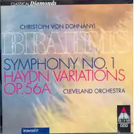 Płyta kompaktowa Brahms: Symphony No. 1 OP.56a CD widok z przodu.