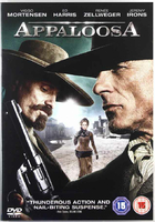 Płyta kompaktowa film Appaloosa DVD widok z przodu.