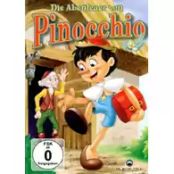 Płyta kompaktowa film Die Abenteuer von Pinocchio DVD widok z przodu.