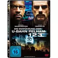 Płyta kompaktowa film Die Entfuhrung der U-Bahn Pelham 123 DVD widok z przodu.