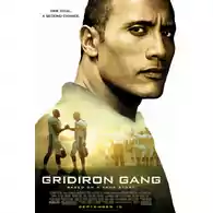 Płyta kompaktowa film Gridiron Gang 2006 DVD widok z przodu.