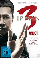 Płyta kompaktowa film IP Man 3 Donnie Yen Mike Tyson DVD widok z przodu.