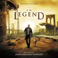 Płyta kompaktowa I Am Legend 2009 Will Smith DVD widok z przodu.