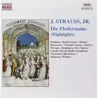 Płyta kompaktowa Johann Strauss Die Fledermaus CD widok z przodu.