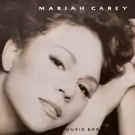 Płyta kompaktowa Mariah Carey Music Box 1993 widok z przodu.