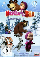 Płyta kompaktowa Mascha und der Bär, Vol. 3 - Holiday on Ice DVD widok z przodu.